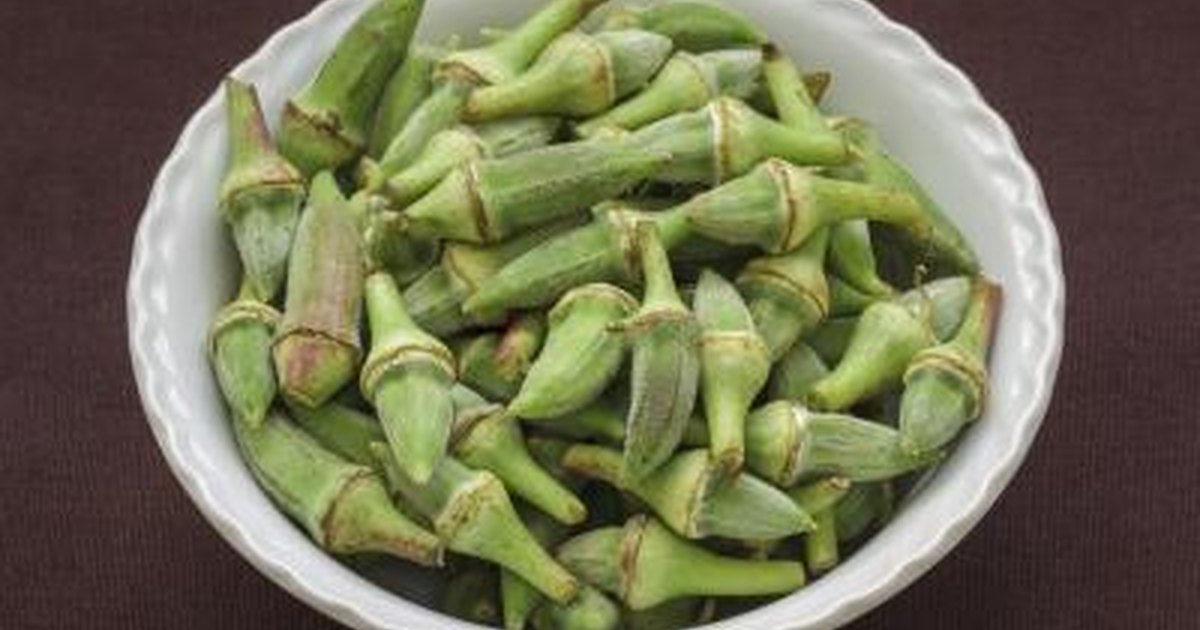 What is the nutritional value of okra?
