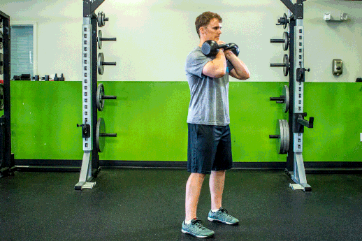 3b. Two-Kettlebell Front-Rack Reverse Lunge