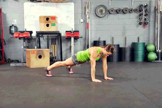 6. Shoulder Tap to Push-Up