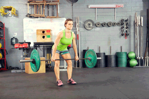 9. Hang Power Clean to Front Squat