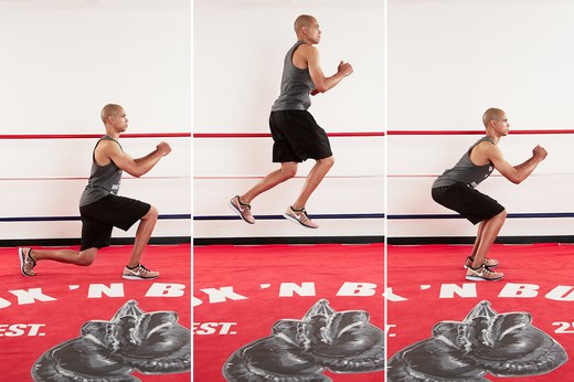 2. Lunge Jumps