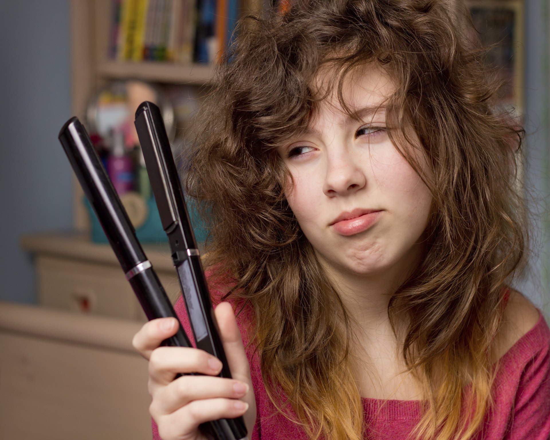 How To Straighten Short Curly Hair LIVESTRONGCOM