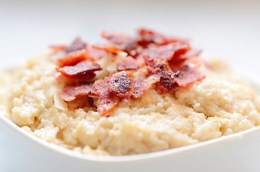 11. Savory Protein Oats